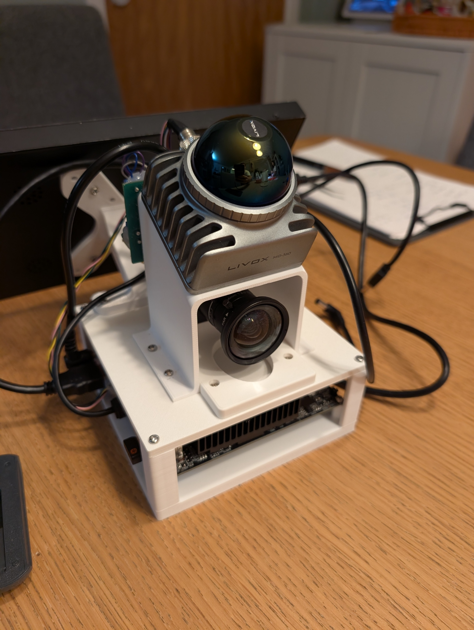 Marine Awareness sensor prototype with LiDAR, camera and computer